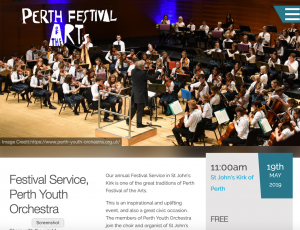 Perth Festival of the Arts - Dedication Service @ St John's Kirk | Scotland | United Kingdom